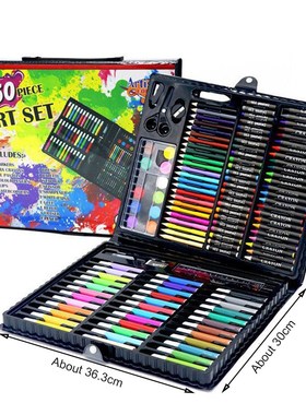 150 Pcs/Set Kids Art Set Children Drawing Set Water Color Pe