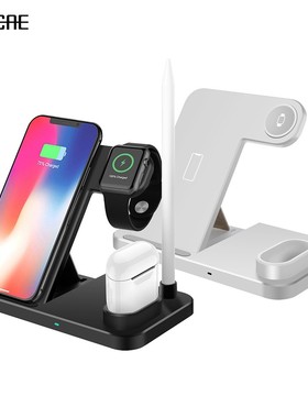 DCAE 4 in 1 Wireless Charger Stand for iPhone 11 X 8 XS XR