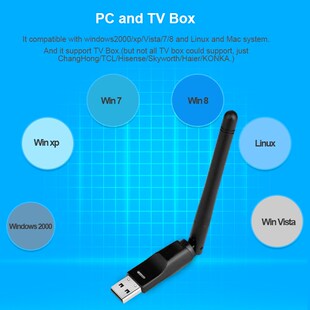 150Mbps WiFi Adapter USB Wireless Network Card RTL8188CU USB