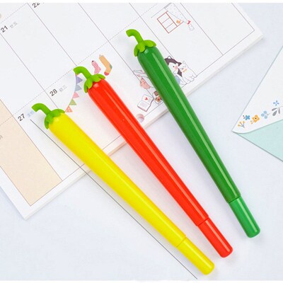24 pcs Korea creative chili style gel pen cute stationery 0
