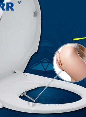 Non-Electric Double Toilet Bidet Seat Cover Plastic Shattaf