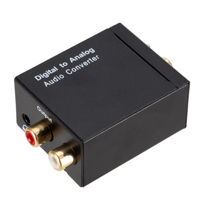 coaxial optical fiber digital to analog audio aux 3.5mm jack