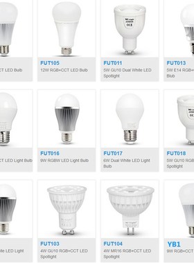 Milight FUT103/FUT104/FUT013/FUT014/FUT105/FUT012/FUT016/FUT