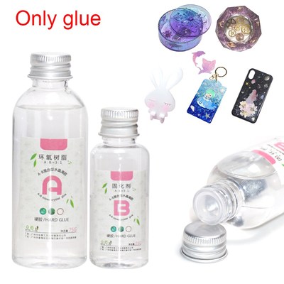 Mixed Transparent Resin Epoxy Accessories Tool Clear AB Crys