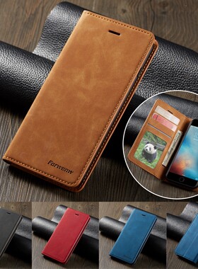 Forwenw Flip Stand Leather Case For iPhone SE 2020 8 7 6 6S