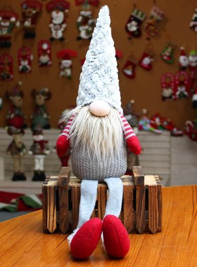 Handmade Swedish Tomte Christmas Decoration Santa Claus Scan