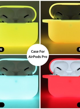 Protective Earphone Case For Airpods pro case Apple Luminou