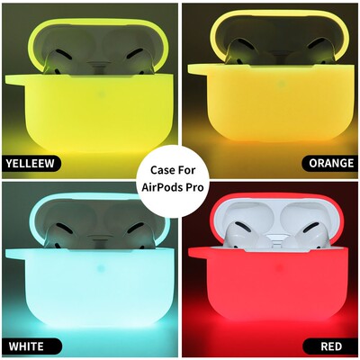 Protective Earphone Case For Airpods pro case Apple Luminou