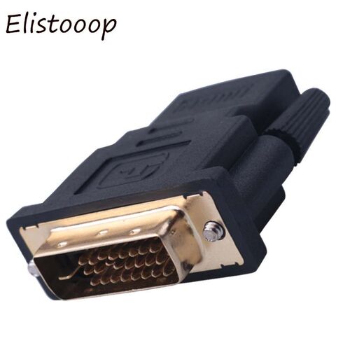 HDMI to DVI 24+1 Pin  Female to Male Gold Plated HD 1080P A