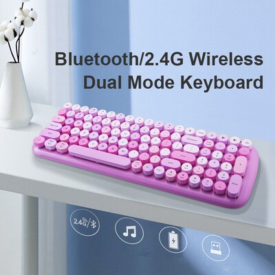 2.4G Wireless Gaming Keyboard Mouse Kit Dual Mode Bluetooth