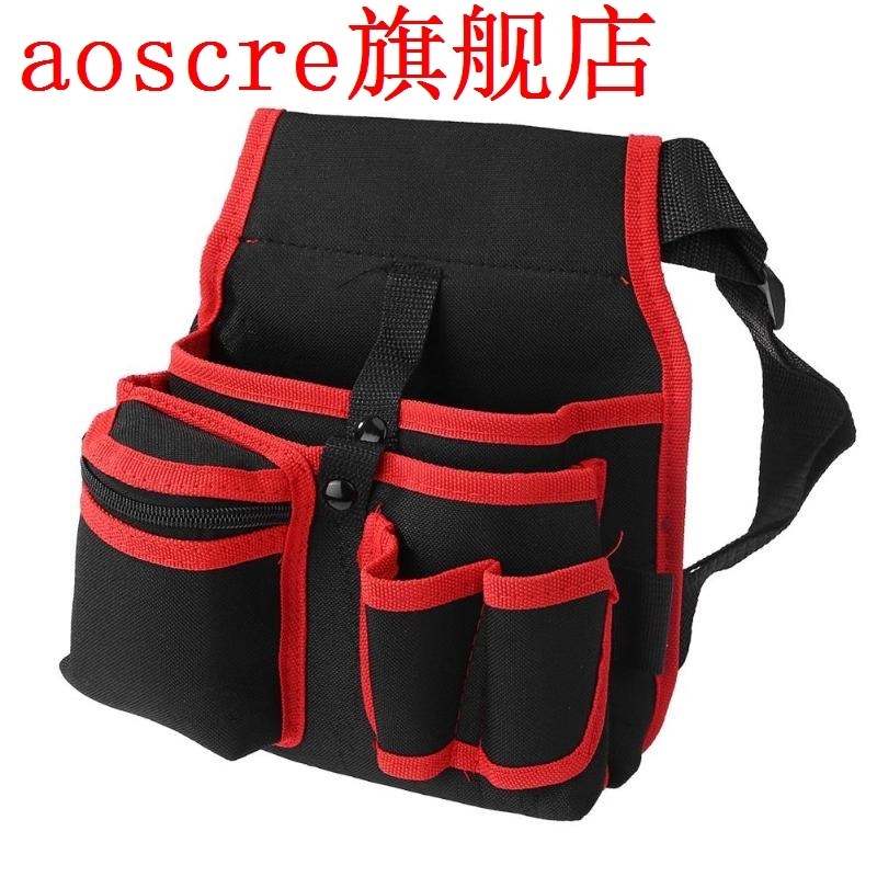 600D Polyester Waist Pack Multi-pocket Hammers Pliers Screwd