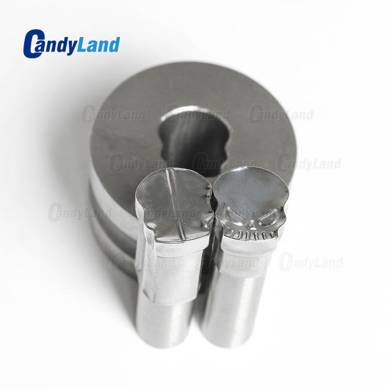 Skull Milk Tablet Die 3D Punch Press Mold Candy Punching Die