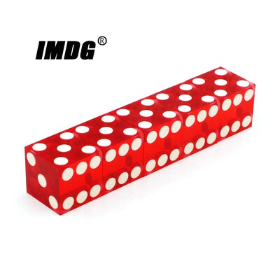 5pcs/pack 16mm High grade Precise Dice Right Angle Transpar