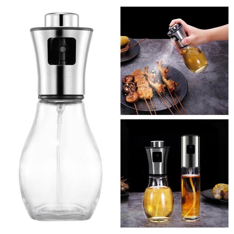 1PCS Oil Spray Bottle Vinegar Sprayer for Grilling Roasting