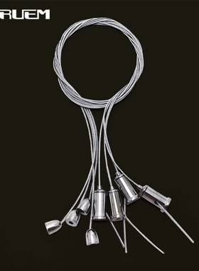 4 pcs/lot 2.0m steel Cable Wire Rope  lifting hanging Suspen