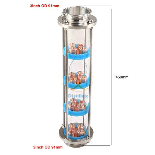 NEW 3 inch (OD91mm)99.9% Red Copper bubble plates Distillati