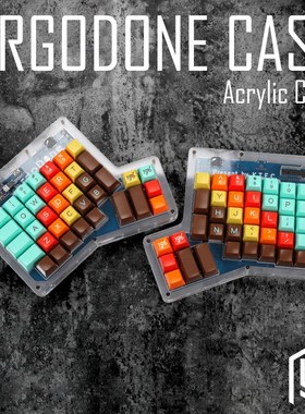 Layered Acrylic Case for ergodone custom keyboard ergo case