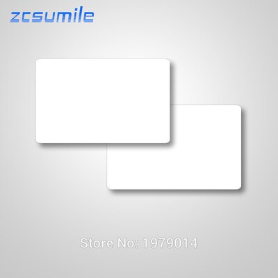 100 pcs/lot  Printable blank PVC card Non chip only for Dye