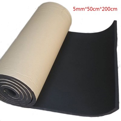 New auto sound insulation NBR foam rubber mat noise insulati