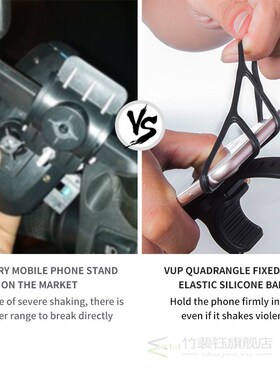 Phone Holder Scooter Handlebar Cell Phone GPS Stand Mount Br