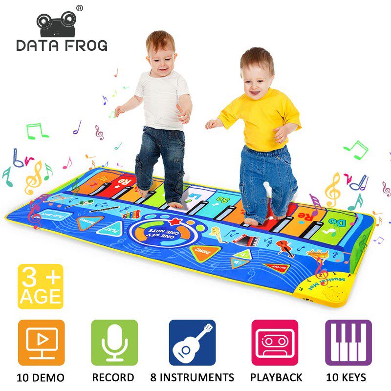 DataFrog Dance Gaming Mat  Kids Music Piano 10 Musical Keys