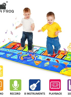 DataFrog Dance Gaming Mat  Kids Music Piano 10 Musical Keys
