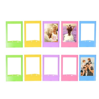 Andoer 3'' Mini Colorful Plastic Table Photo Frame for Fuji