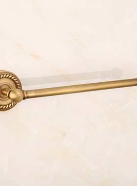 Copper Towel Rack Wall Mounted Single Rod Towel Bar Towel Ho