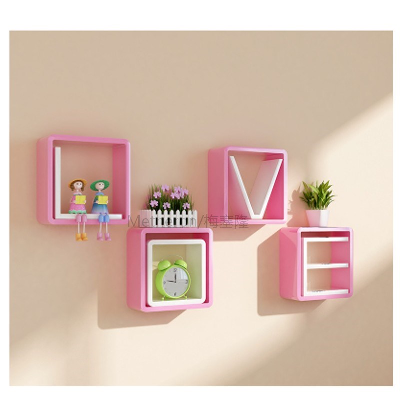 Lattice shelf LOVE model Wall Shelf Wall Hanging Partition s