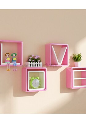 Lattice shelf LOVE model Wall Shelf Wall Hanging Partition s