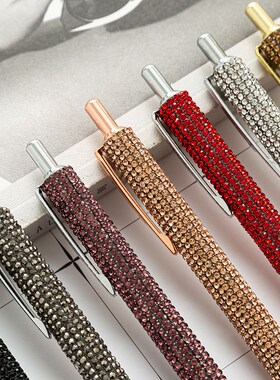 1Pc Shiny Metal Pens Upscale Luxury Ballpoint Pens Ball Pen