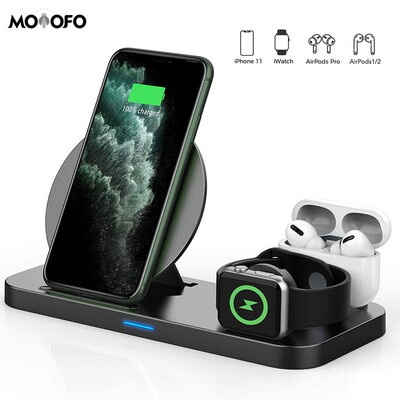 3 in 1 Wireless Charger Station for AirPods/Apple Watch Ser