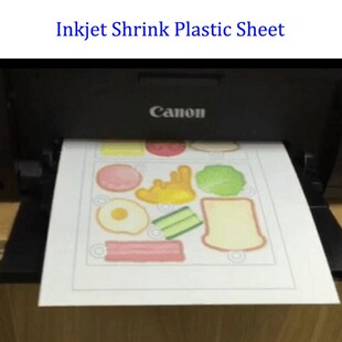 5pcs/lot Printer Inkjet Shrink Plastic Sheet DIY Creative T