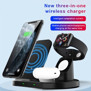 15W 3 In 1 Wireless Charging Induction Charger Stand For IP
