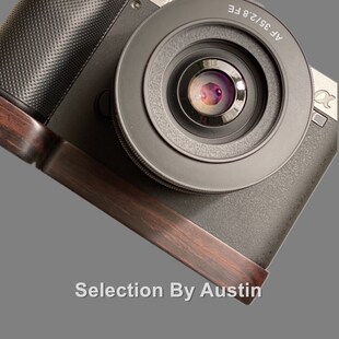 Wooden Wood Hand Grip Plate Bracket For Sony A7C Alpha 7C E