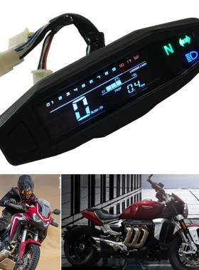Mini  Universal  Motorcycle Meter Speedometer  Digital Odome