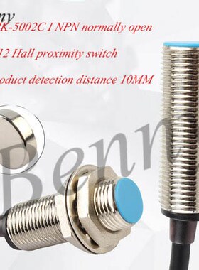 M12 Hall Magnetic Switch Proximity Sensor NJK 5002C Magnet