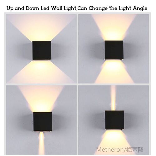 YZKJ p and Down Led Porch Light Waterproof IP65 Wall Lamps L
