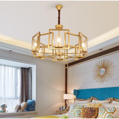 Modern LED Double Spiral Gold Chandelier Lighting for Foyer