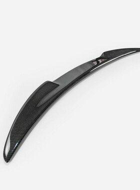LE Style Carbon Fiber Rear Spoiler Glossy Finish Wing Lip F