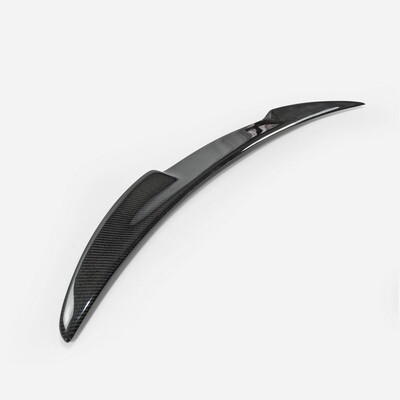 LE Style Carbon Fiber Rear Spoiler Glossy Finish Wing Lip F