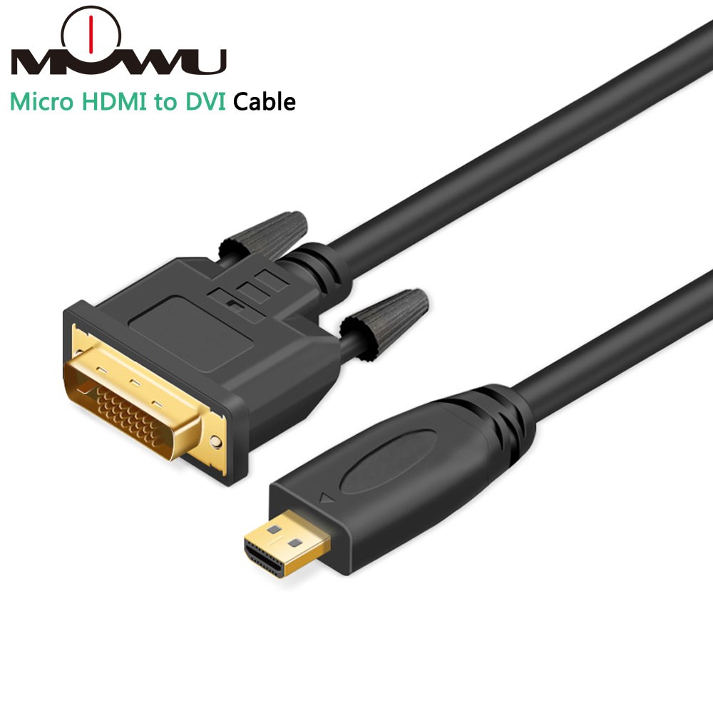 Micro HDMI to DVI DVI-D 24+1 Cable Cord for EVO Asus T100T