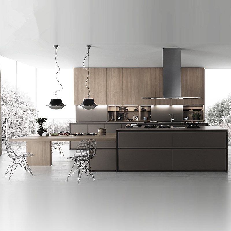 custom made white colour design modern kitchen cabinet