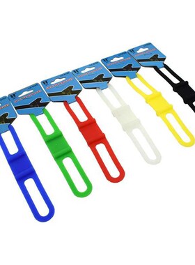 4PCS /Pack Bike Front Lights Holder Silicone Strap Bicycle T