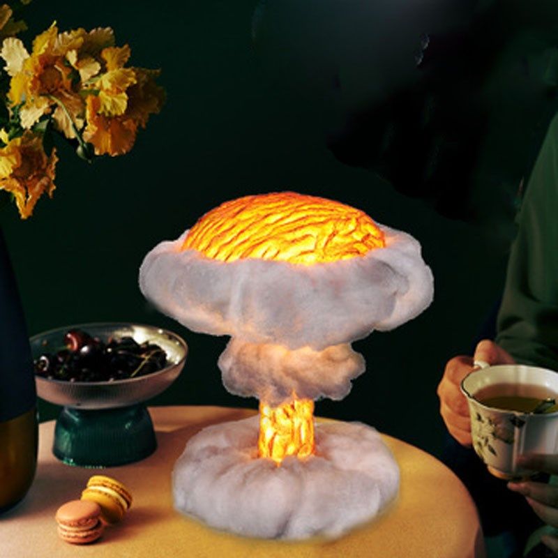Simulation explosion mushroom cloud Desk Lamp LED table lam