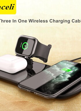 3 in 1 Charging Dock Holder For Apple Watch iPhone 11 Pro X