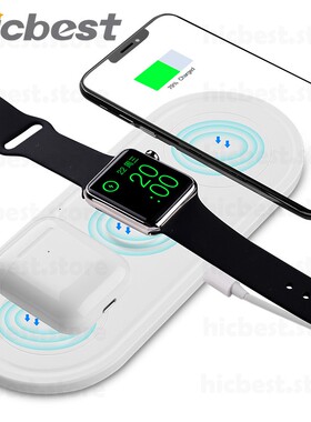 3 in 1 Wireless Charger Pad for iPhone Wireless Charging In