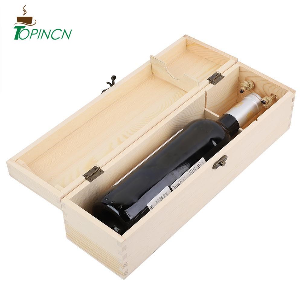 wine box single bottle red wine box wooden wine packing box