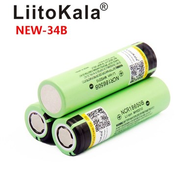 originally 3.7V NCR18650 34B Rechargeable Li-ion batter