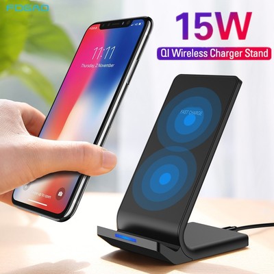 FDGAO Qi Wireless Charger Stand for iPhone 12 11 Pro XS MAX